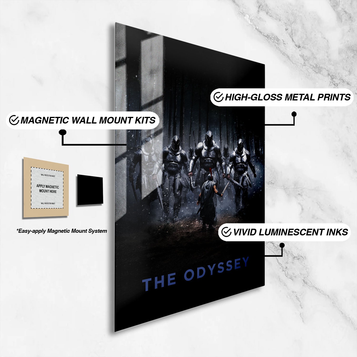 Flex Designs Metal Poster The Odyssey Cinematic 16 x 24" Home Goods - Movie 2026 Movie Metal Poster