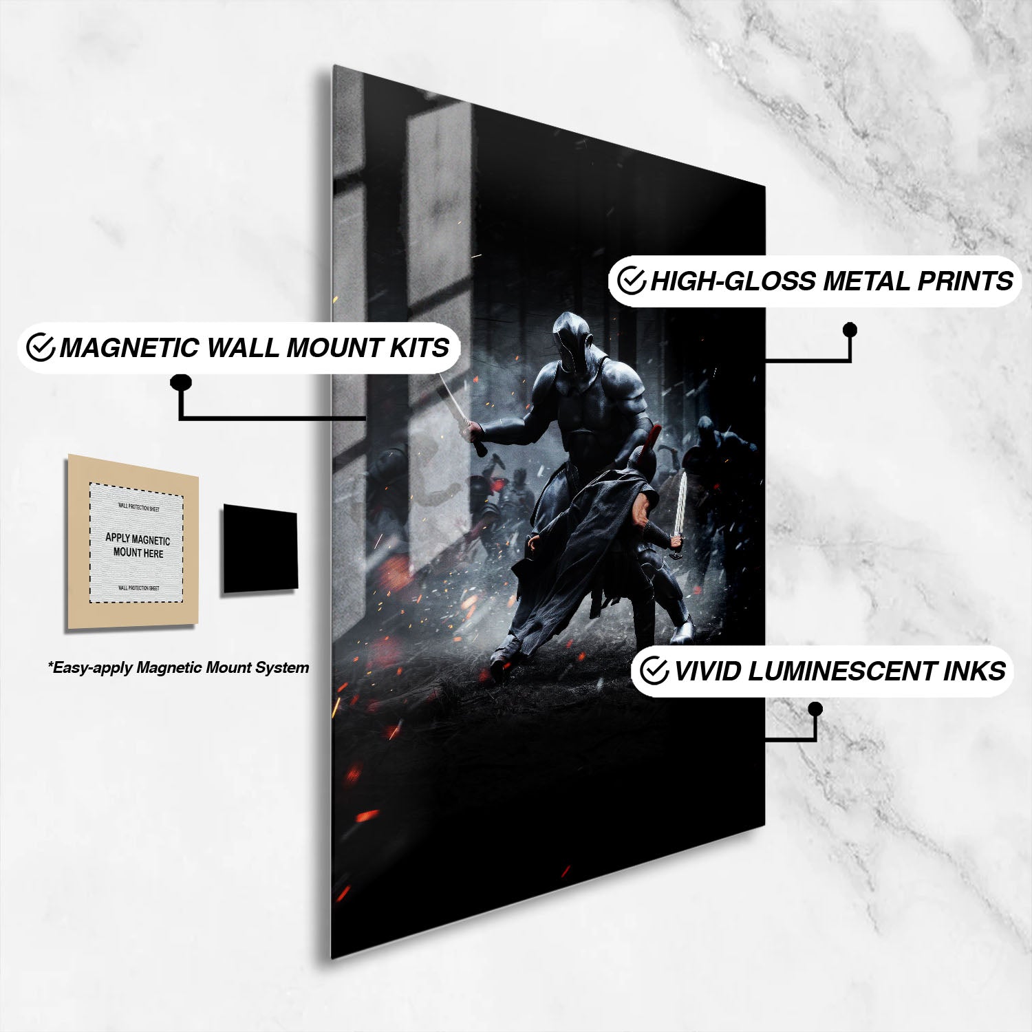 Flex Designs Metal Poster The Odyssey Textless 16 x 24" Home Goods - Movie 2026 Movie Metal Poster
