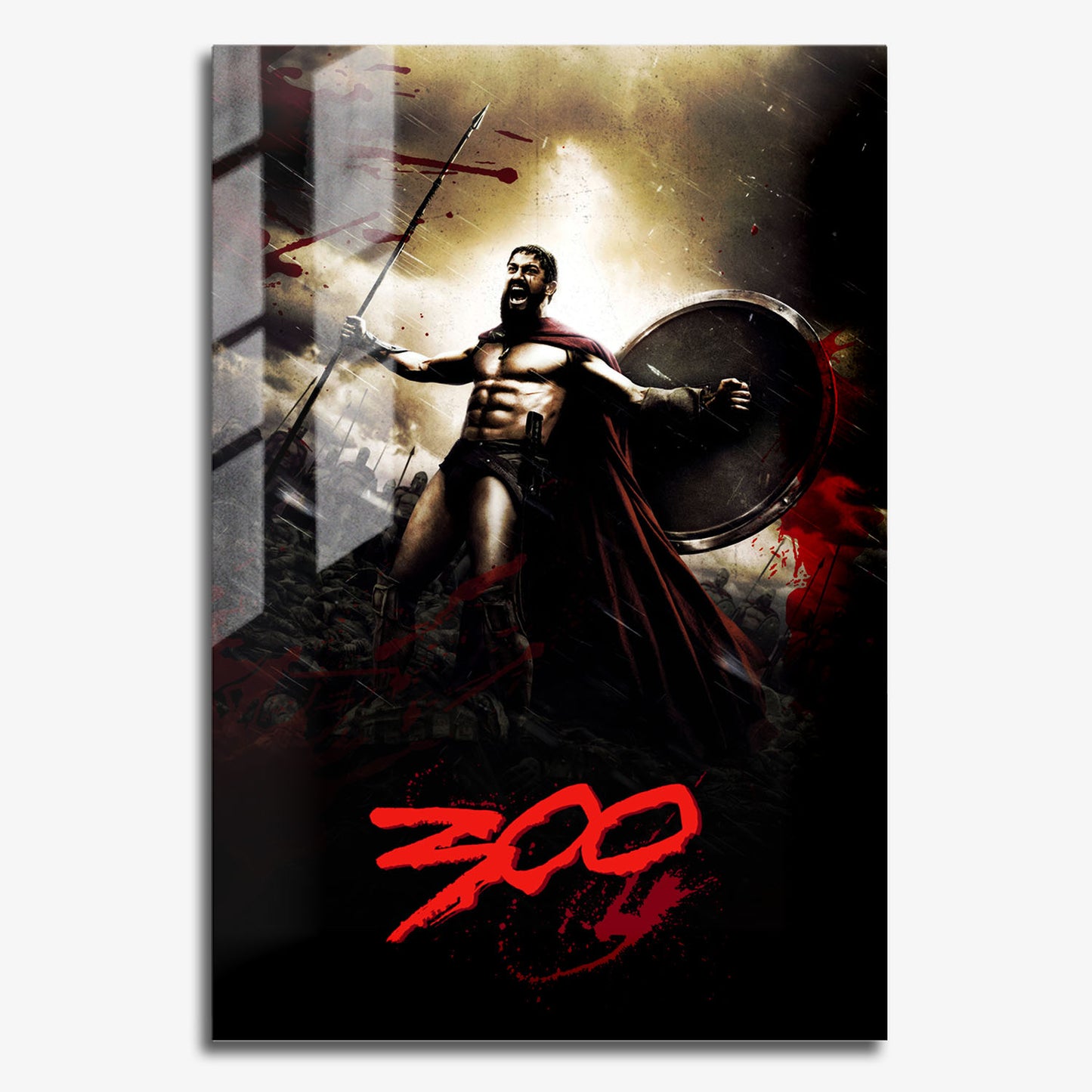 Flex Designs Metal Poster 300 Cinematic 11 x 17" Home Goods - Movie 2007 Movie Metal Poster