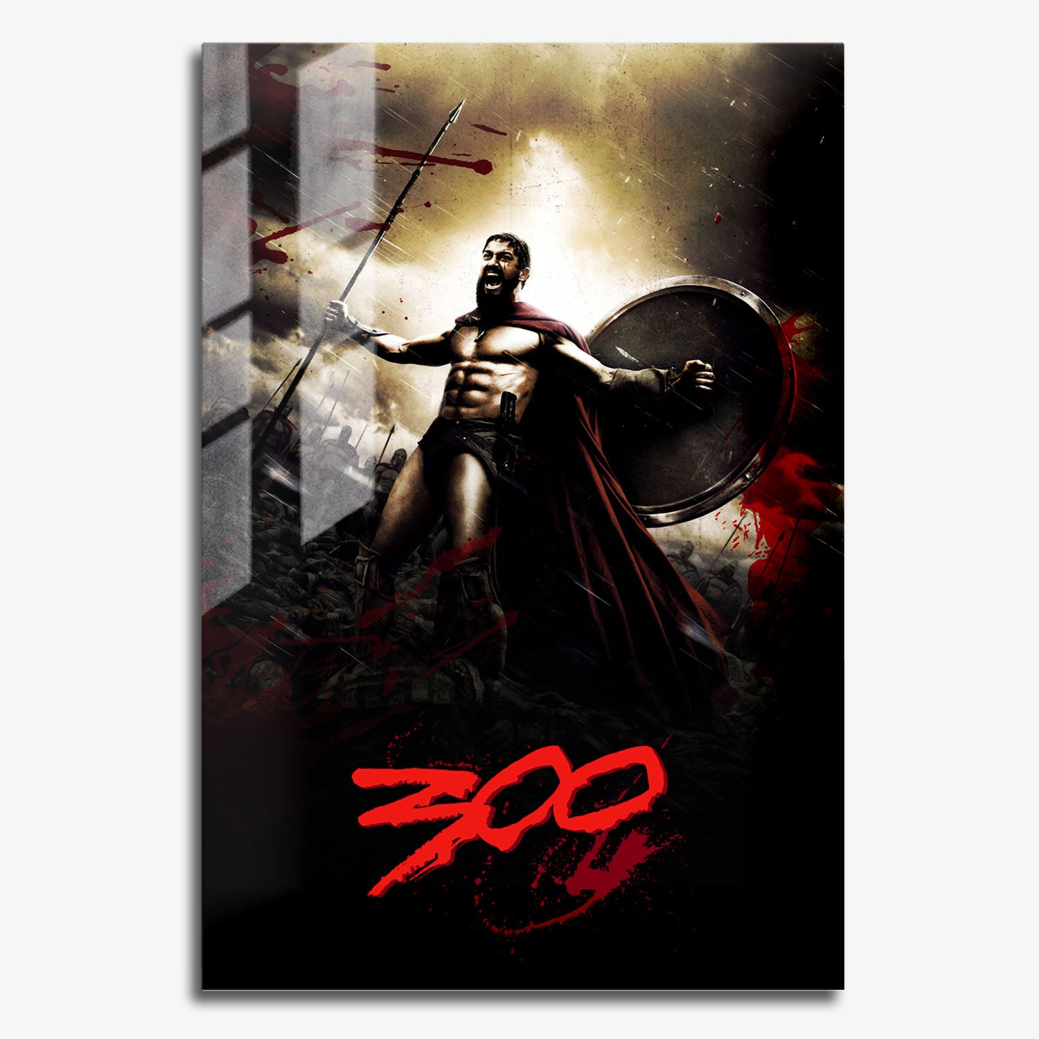 Flex Designs Metal Poster 300 Cinematic 11 x 17" Home Goods - Movie 2007 Movie Metal Poster