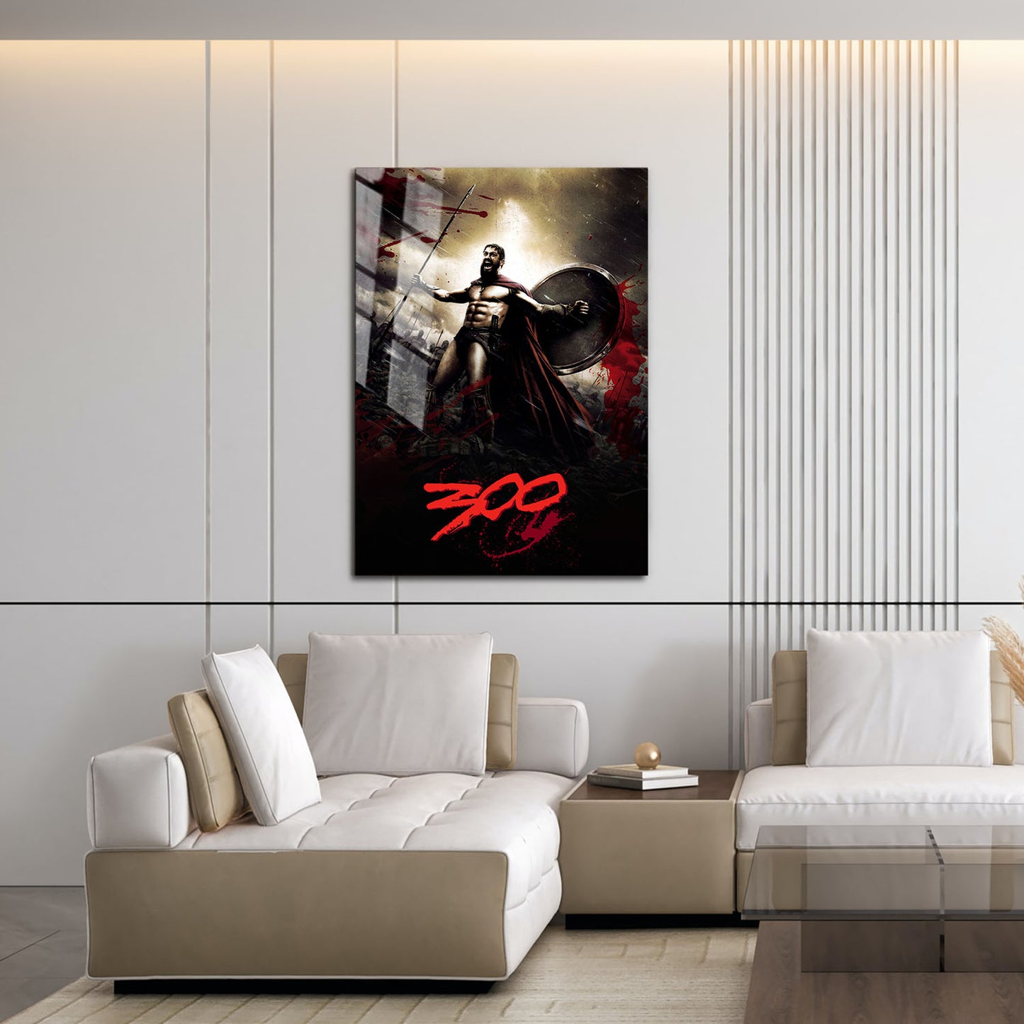 Flex Designs Metal Poster 300 Cinematic 16 x 24" Home Goods - Movie 2007 Movie Metal Poster