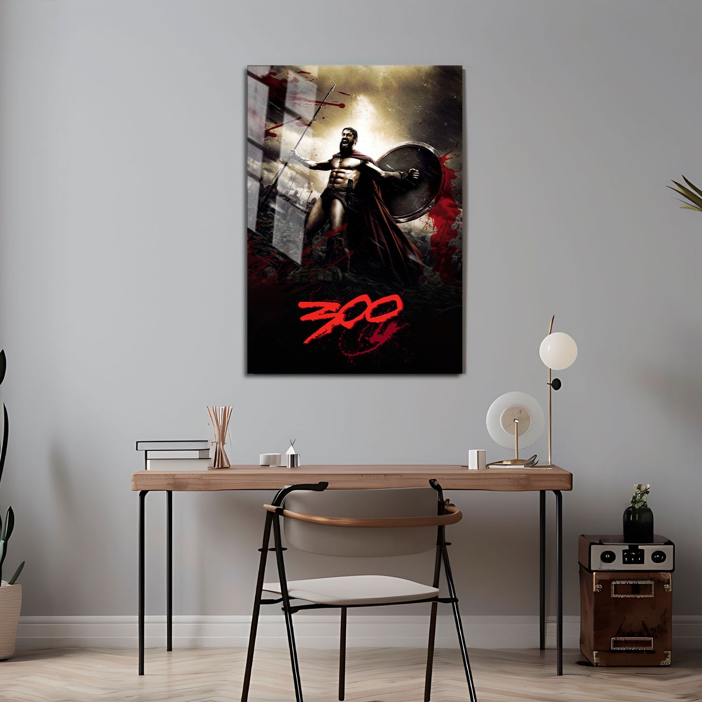 Flex Designs Metal Poster 300 Cinematic 5 x 7" Home Goods - Movie 2007 Movie Metal Poster