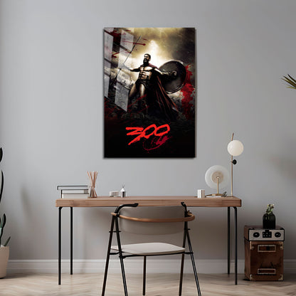 Flex Designs Metal Poster 300 Cinematic 5 x 7" Home Goods - Movie 2007 Movie Metal Poster