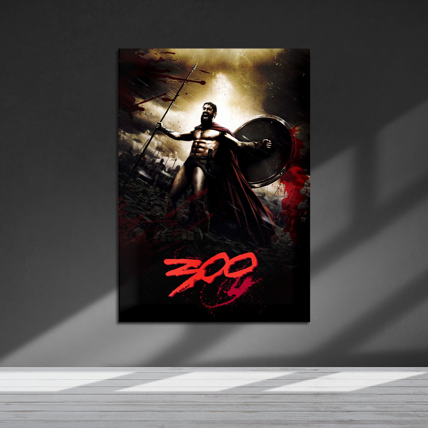 Flex Designs Metal Poster 300 Cinematic 5 x 7" Home Goods - Movie 2007 Movie Metal Poster