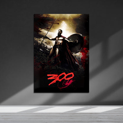 Flex Designs Metal Poster 300 Cinematic 5 x 7" Home Goods - Movie 2007 Movie Metal Poster