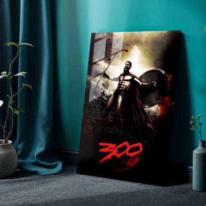 Flex Designs Metal Poster 300 Cinematic 24 x 36" Home Goods - Movie 2007 Movie Metal Poster