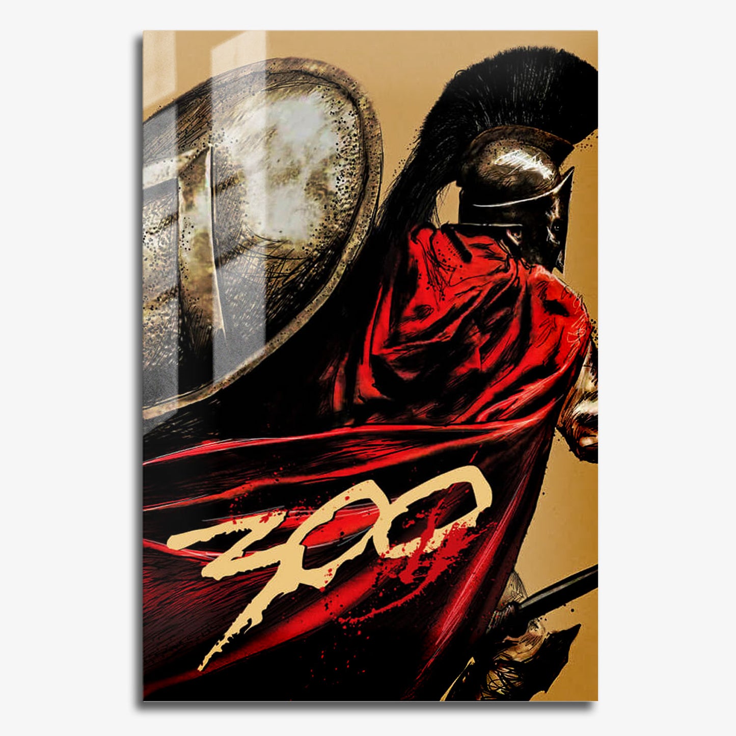 Flex Designs Metal Poster 300 Theatrical 11 x 17" Home Goods - Movie 2007 Movie Metal Poster