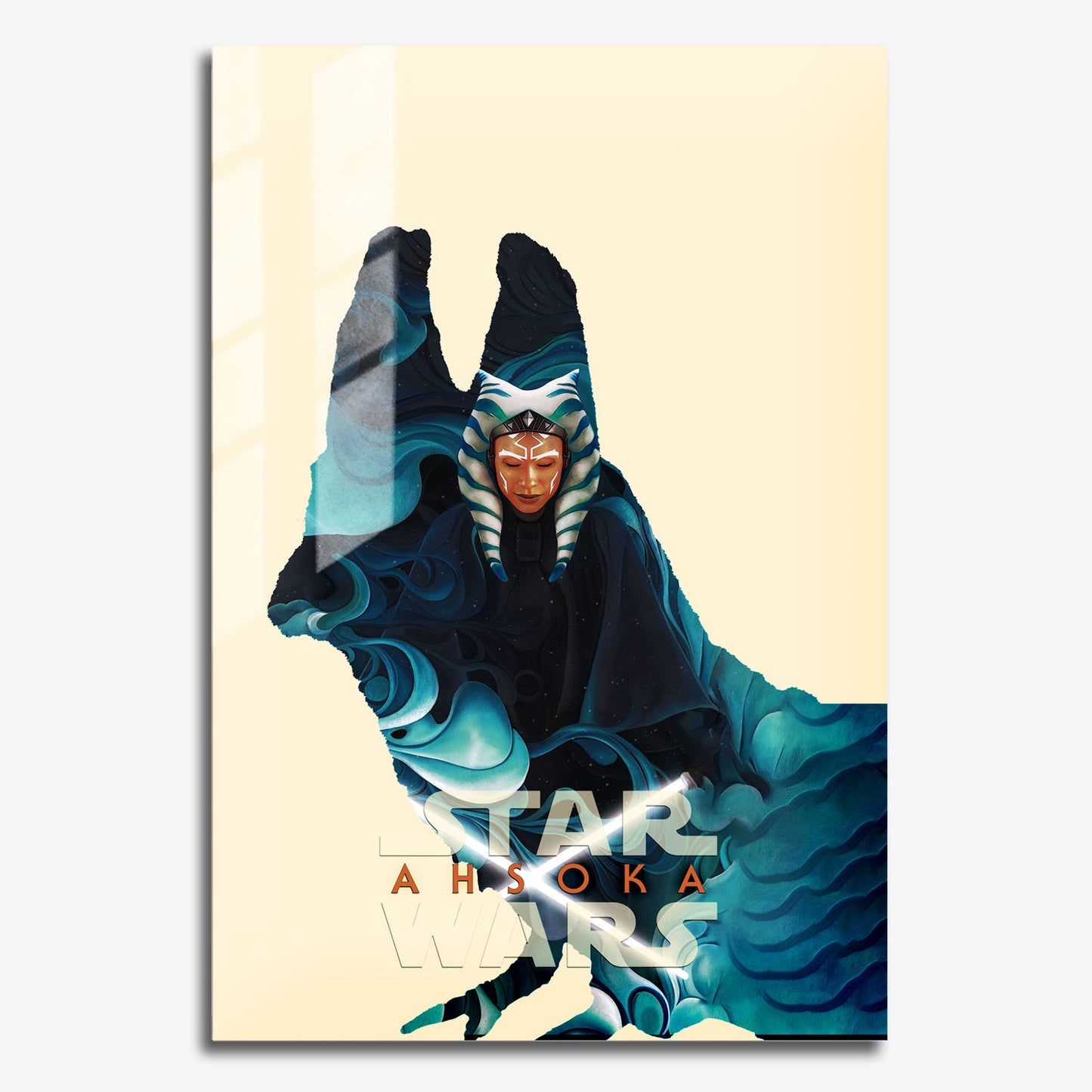 Flex Designs Metal Poster Ahsoka Sketch 11 x 17" Home Goods - TV show 2023 TV show Metal Poster