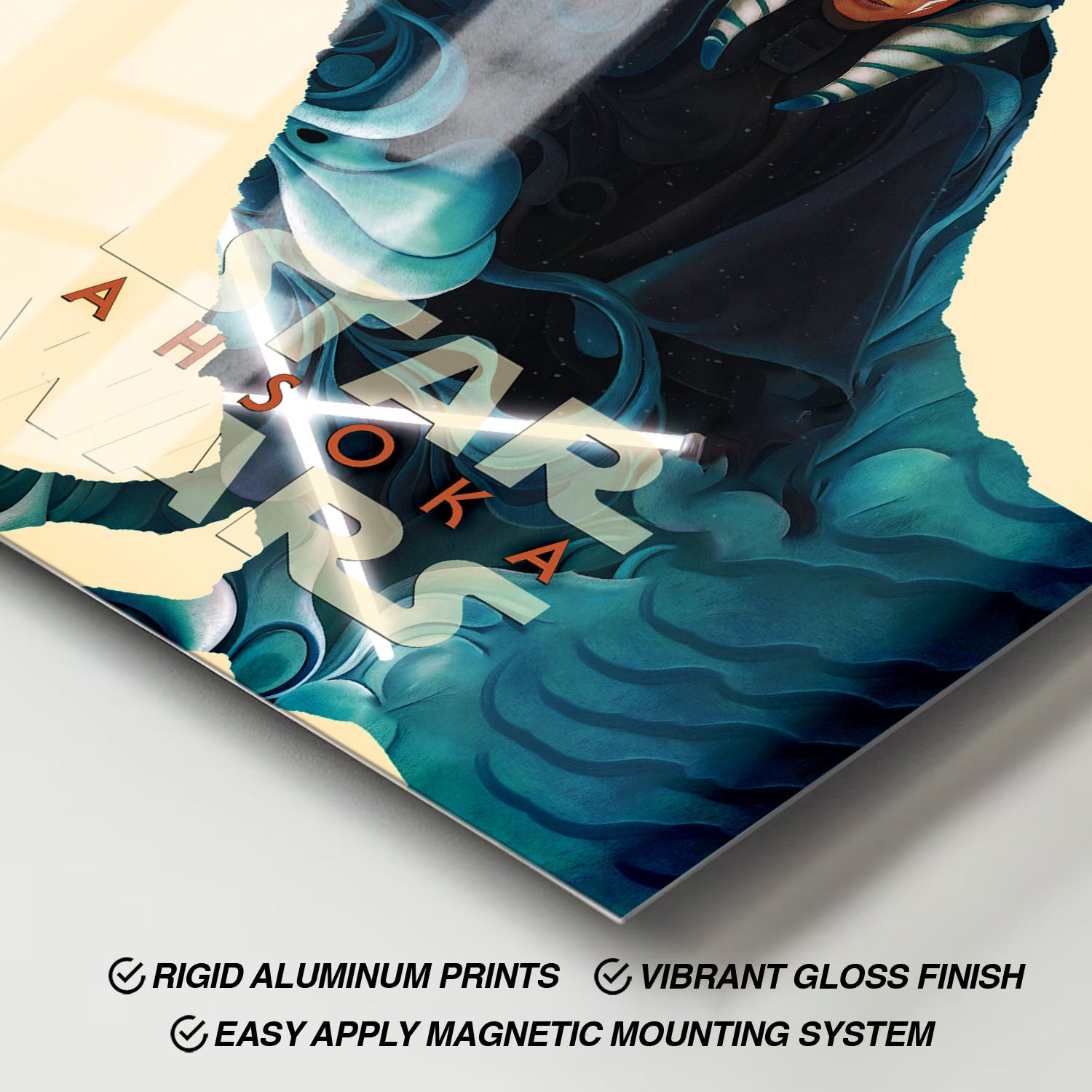 Flex Designs Metal Poster Ahsoka Sketch 11 x 17" Home Goods - TV show 2023 TV show Metal Poster