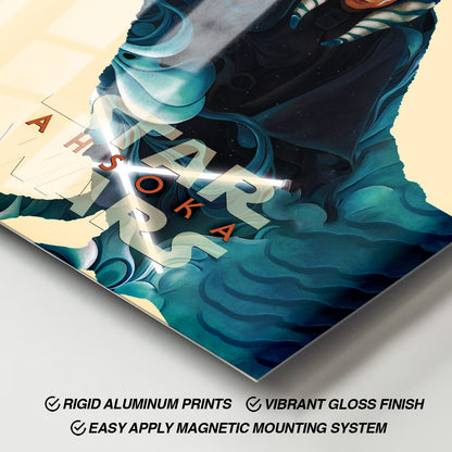 Flex Designs Metal Poster Ahsoka Sketch 11 x 17" Home Goods - TV show 2023 TV show Metal Poster