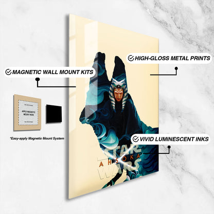 Flex Designs Metal Poster Ahsoka Sketch 16 x 24" Home Goods - TV show 2023 TV show Metal Poster