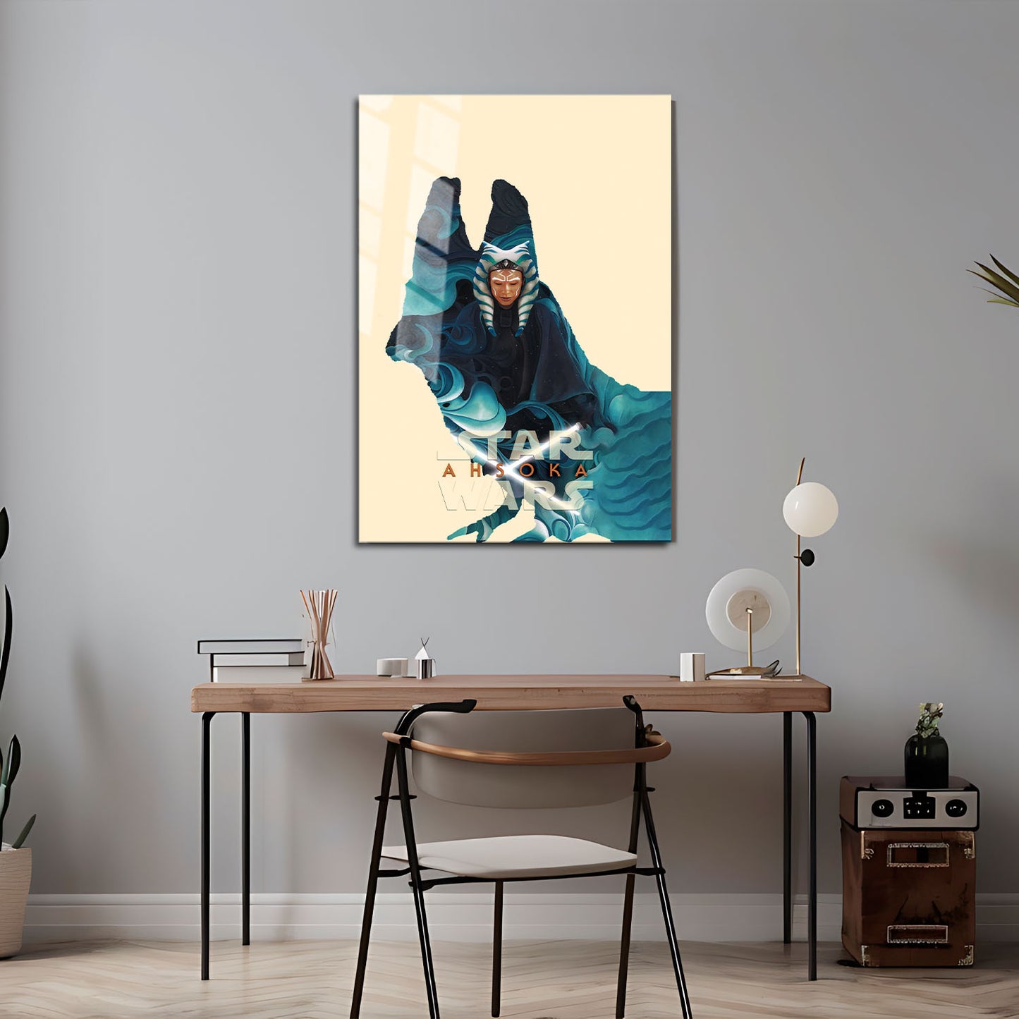 Flex Designs Metal Poster Ahsoka Sketch 5 x 7" Home Goods - TV show 2023 TV show Metal Poster