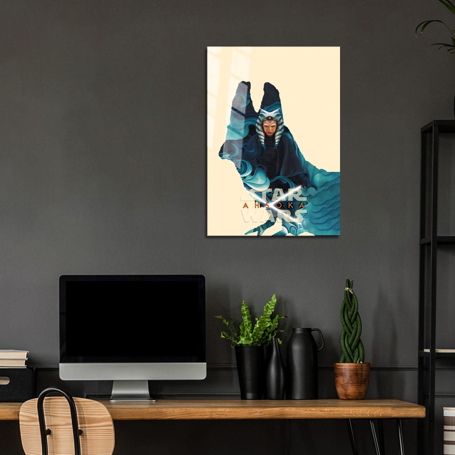 Flex Designs Metal Poster Ahsoka Sketch 24 x 36" Home Goods - TV show 2023 TV show Metal Poster