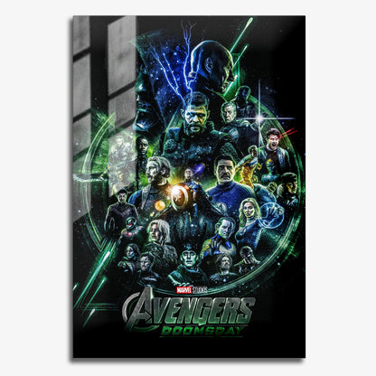 Flex Designs Metal Poster Avengers Doomsday Sketch 11 x 17" Home Goods - Movie 2026 Movie Metal Poster