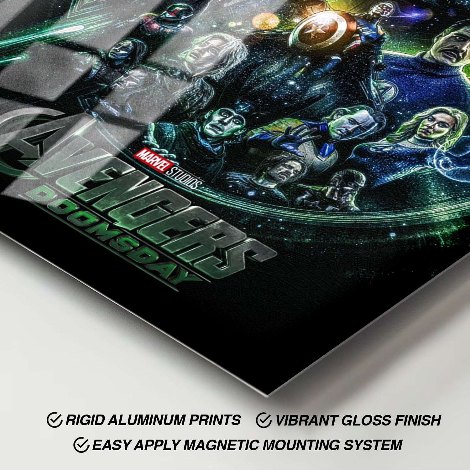 Flex Designs Metal Poster Avengers Doomsday Sketch 11 x 17" Home Goods - Movie 2026 Movie Metal Poster