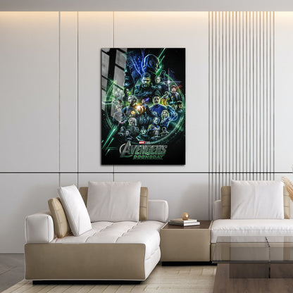 Flex Designs Metal Poster Avengers Doomsday Sketch 16 x 24" Home Goods - Movie 2026 Movie Metal Poster