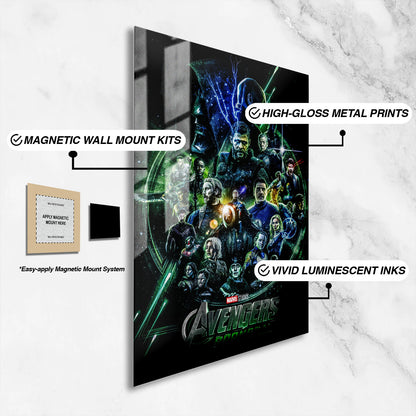 Flex Designs Metal Poster Avengers Doomsday Sketch 16 x 24" Home Goods - Movie 2026 Movie Metal Poster