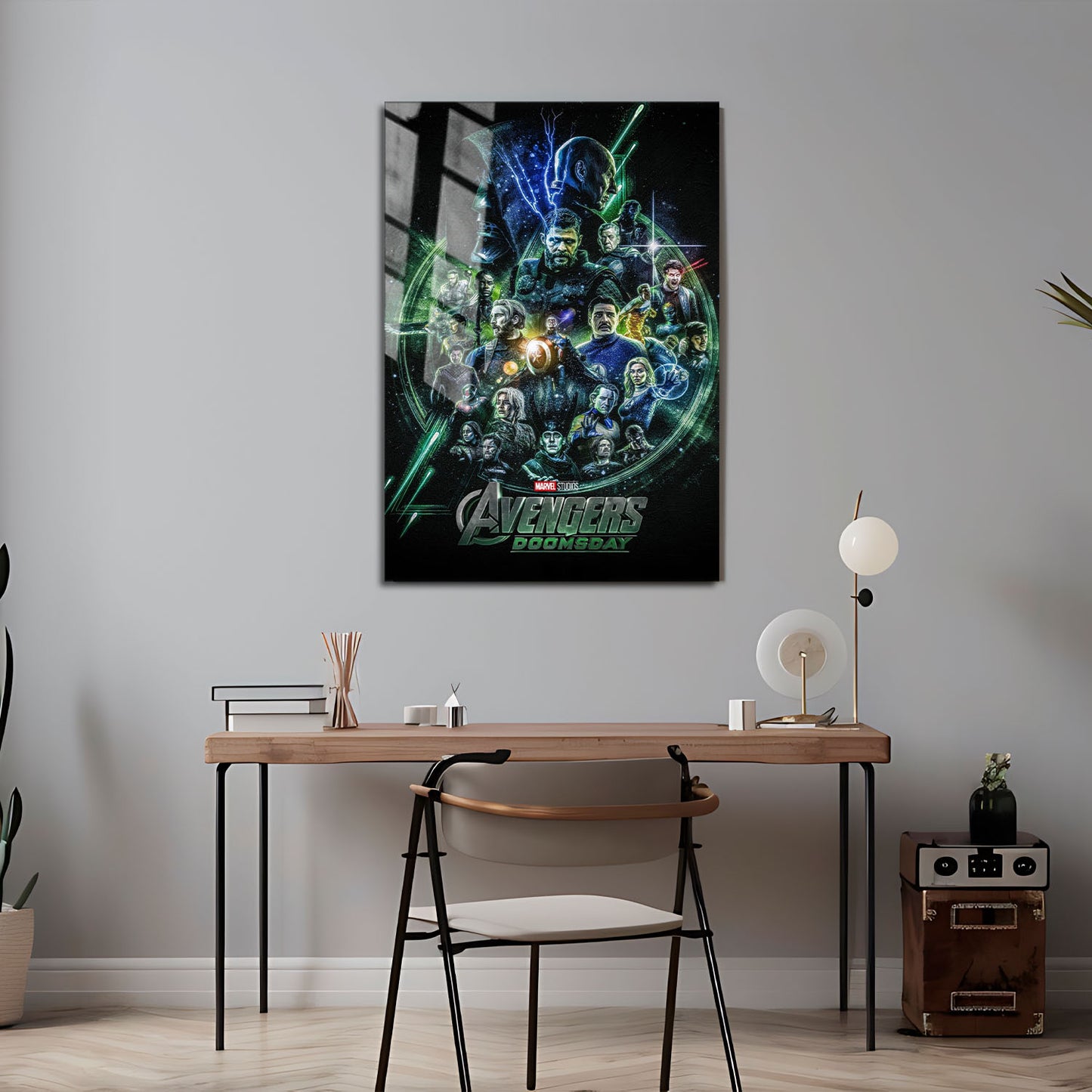 Flex Designs Metal Poster Avengers Doomsday Sketch 5 x 7" Home Goods - Movie 2026 Movie Metal Poster