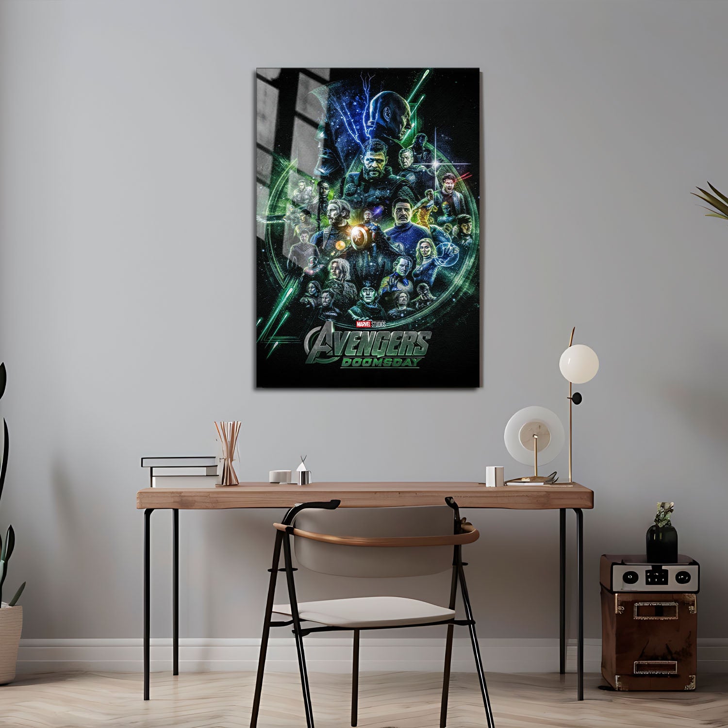 Flex Designs Metal Poster Avengers Doomsday Sketch 5 x 7" Home Goods - Movie 2026 Movie Metal Poster