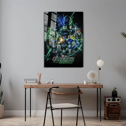 Flex Designs Metal Poster Avengers Doomsday Sketch 5 x 7" Home Goods - Movie 2026 Movie Metal Poster