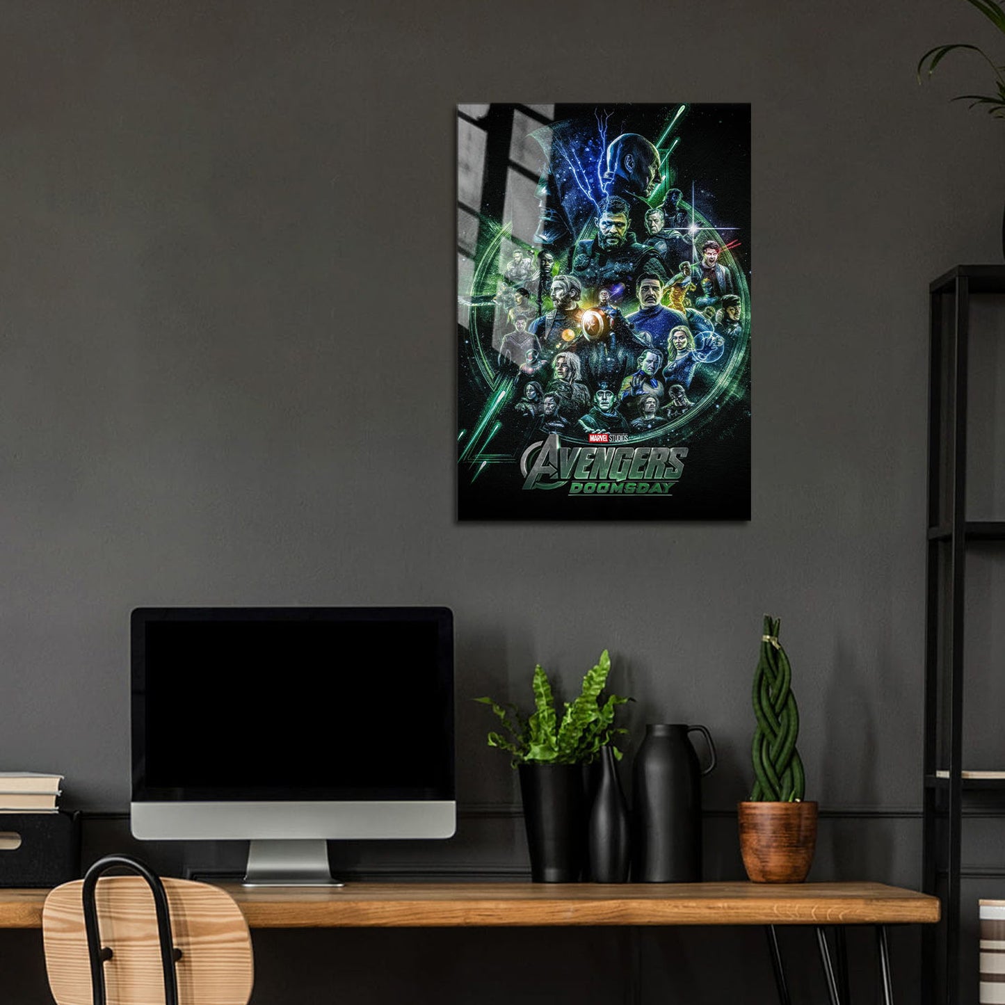 Flex Designs Metal Poster Avengers Doomsday Sketch 24 x 36" Home Goods - Movie 2026 Movie Metal Poster
