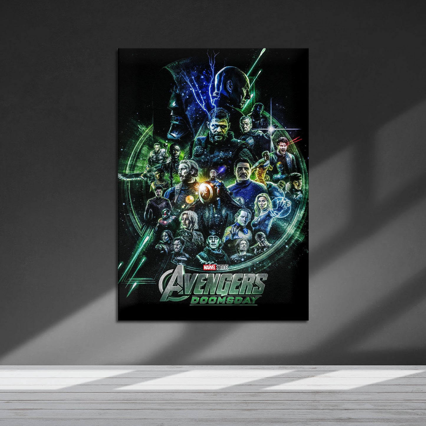 Flex Designs Metal Poster Avengers Doomsday Sketch 5 x 7" Home Goods - Movie 2026 Movie Metal Poster