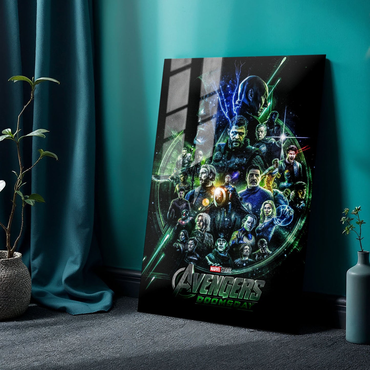 Flex Designs Metal Poster Avengers Doomsday Sketch 24 x 36" Home Goods - Movie 2026 Movie Metal Poster