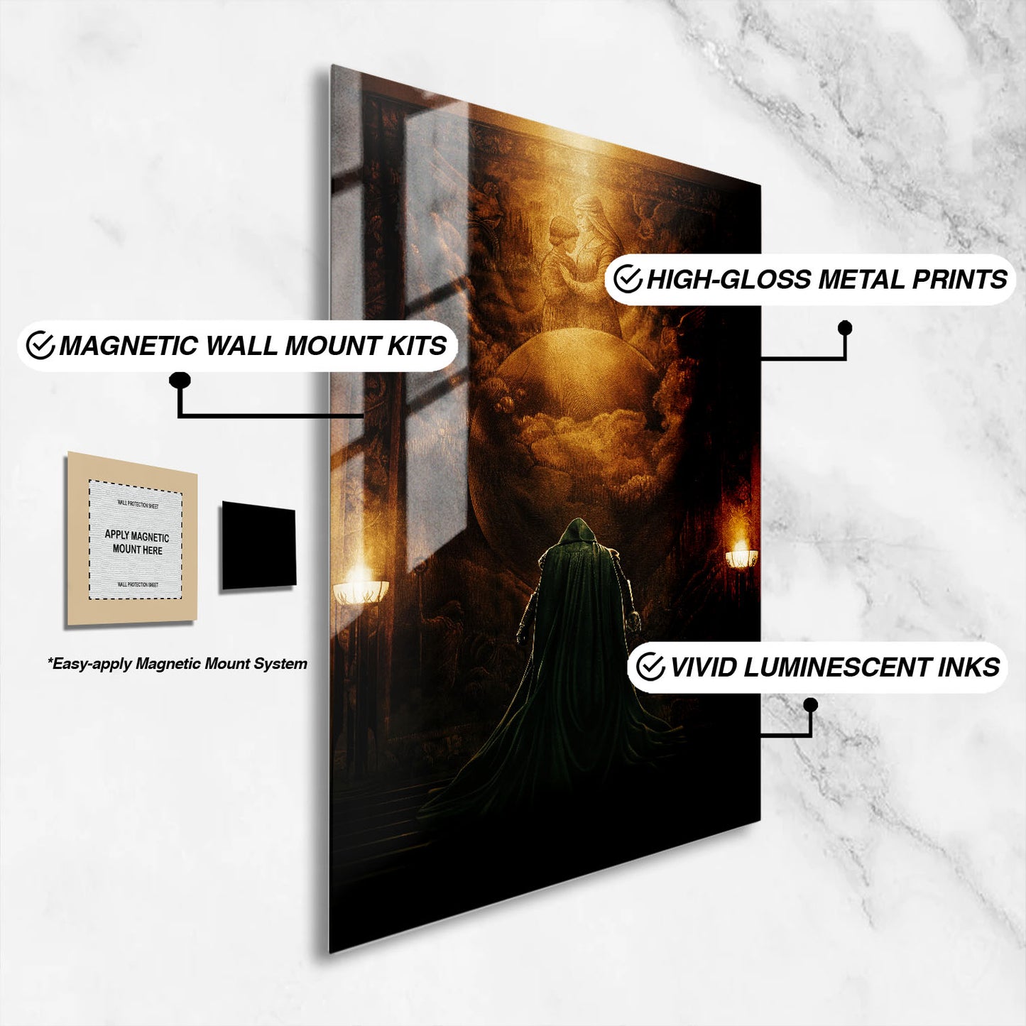 Flex Designs Metal Poster Avengers Doomsday Textless 16 x 24" Home Goods - Movie 2026 Movie Metal Poster