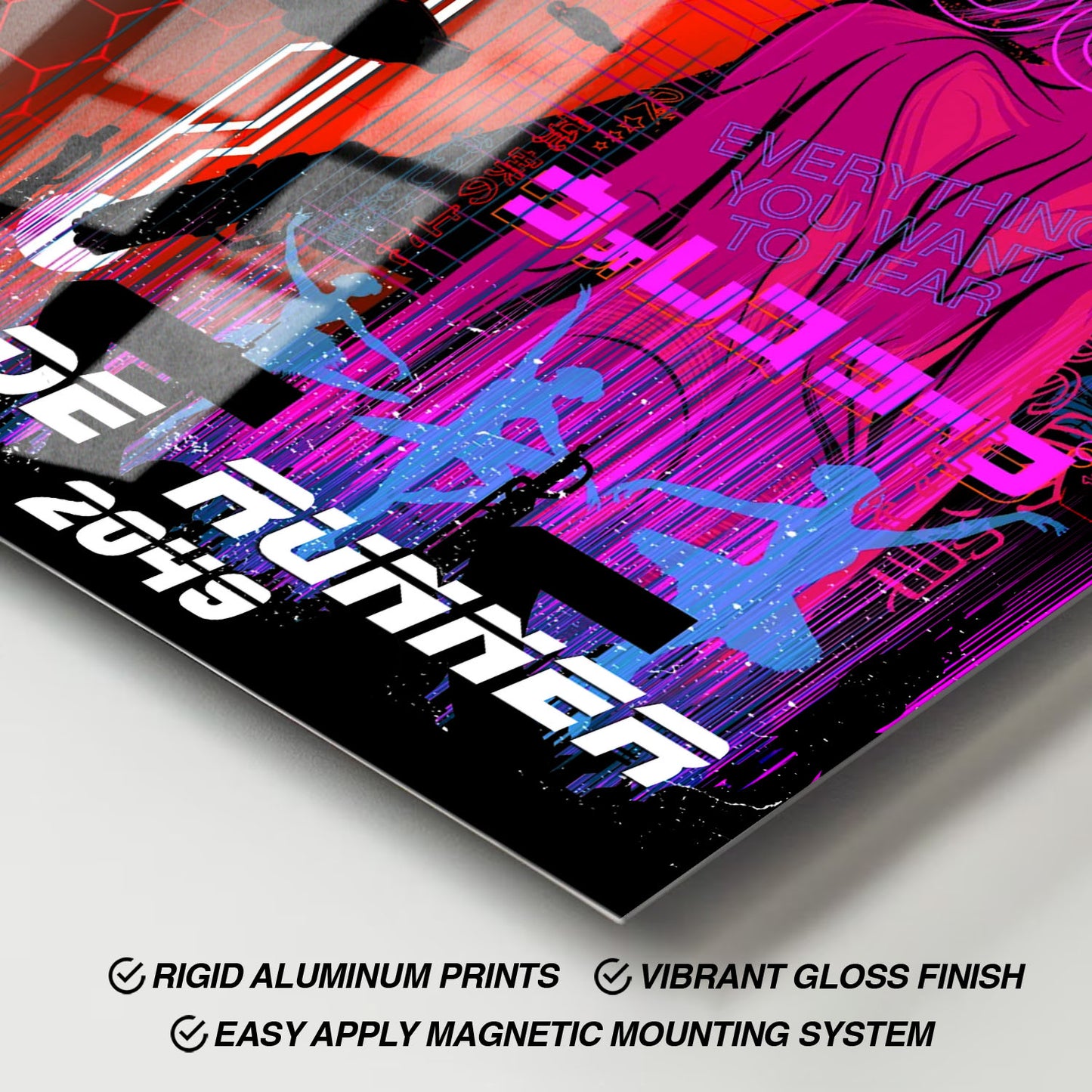 Flex Designs Metal Poster Blade Runner 2049 Neon 11 x 17" Home Goods - Movie 2017 Movie Metal Poster