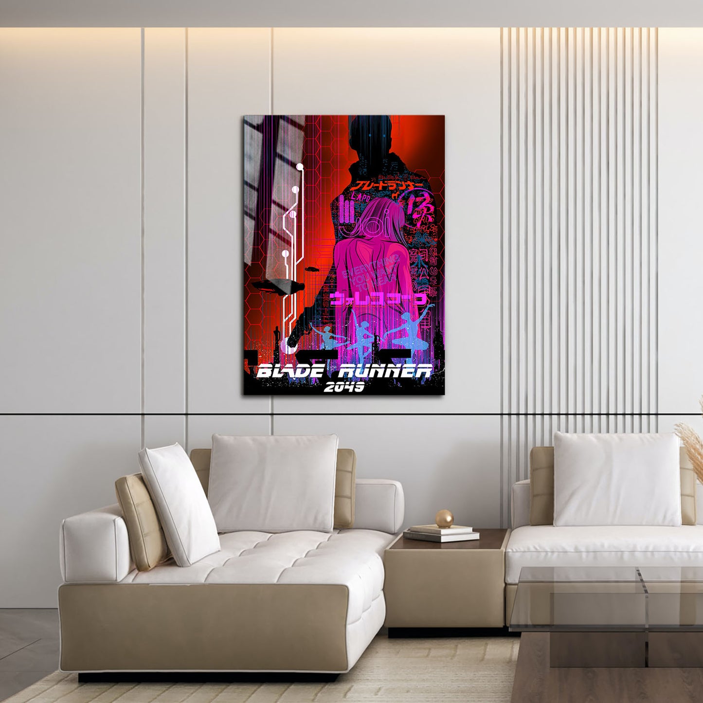 Flex Designs Metal Poster Blade Runner 2049 Neon 16 x 24" Home Goods - Movie 2017 Movie Metal Poster