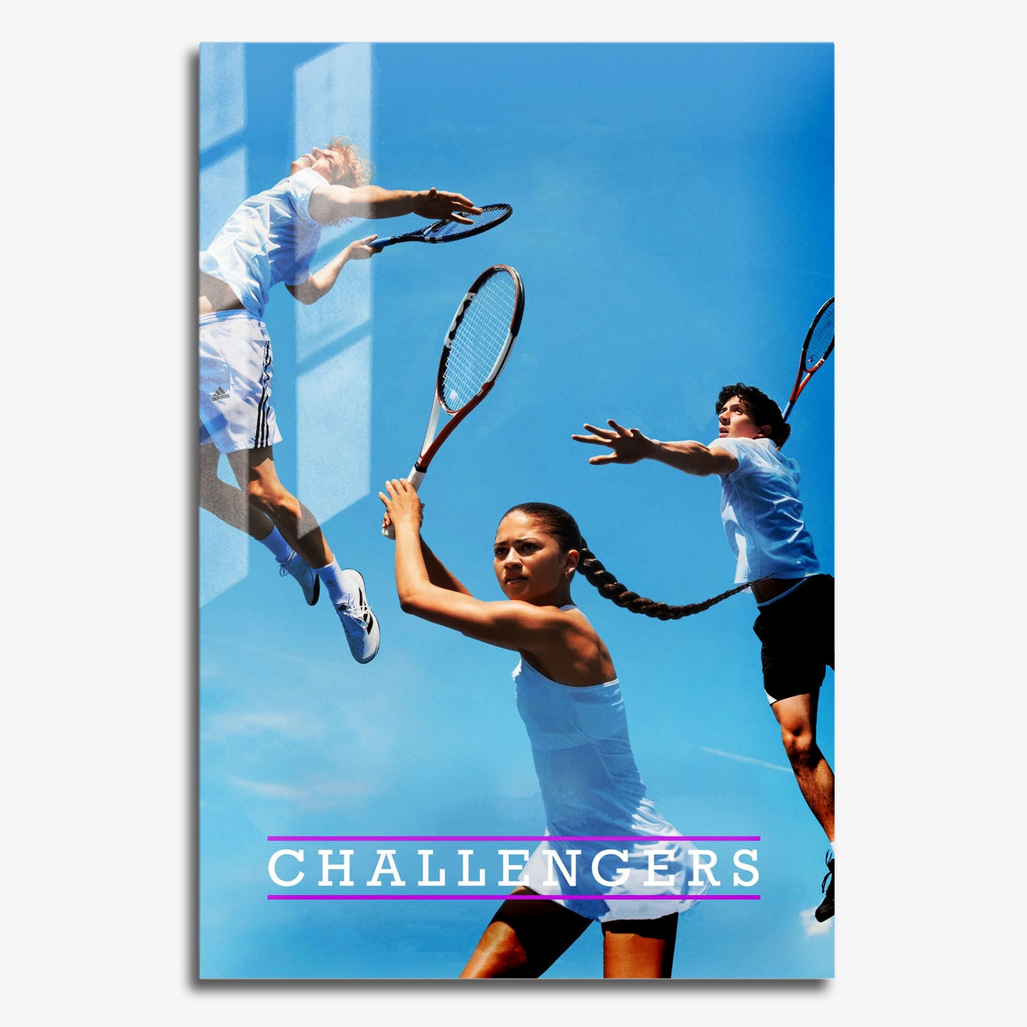 Flex Designs Metal Poster Challengers 11 x 17" Home Goods - Movie 2024 Movie Metal Poster