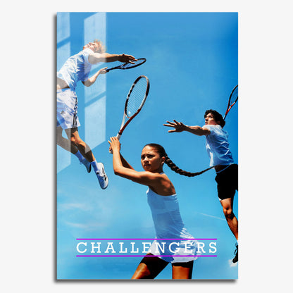 Flex Designs Metal Poster Challengers 11 x 17" Home Goods - Movie 2024 Movie Metal Poster