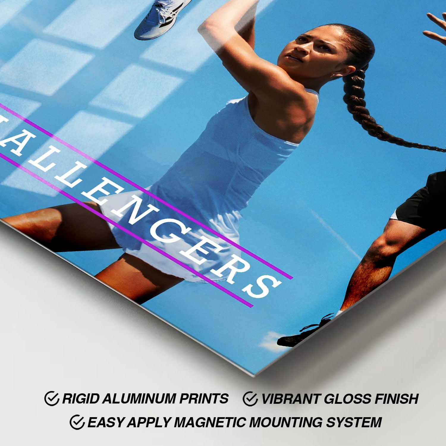 Flex Designs Metal Poster Challengers 11 x 17" Home Goods - Movie 2024 Movie Metal Poster