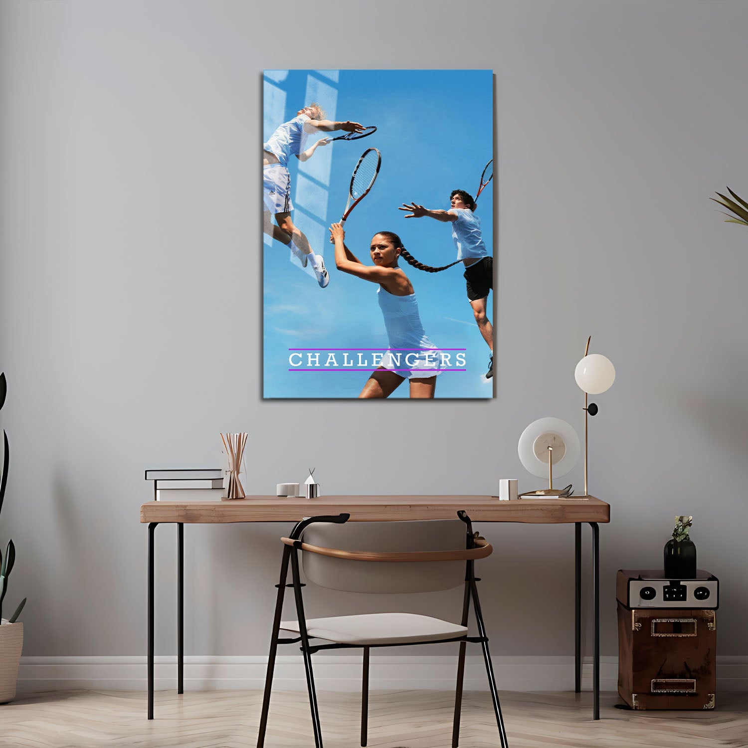 Flex Designs Metal Poster Challengers 5 x 7" Home Goods - Movie 2024 Movie Metal Poster