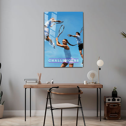 Flex Designs Metal Poster Challengers 5 x 7" Home Goods - Movie 2024 Movie Metal Poster