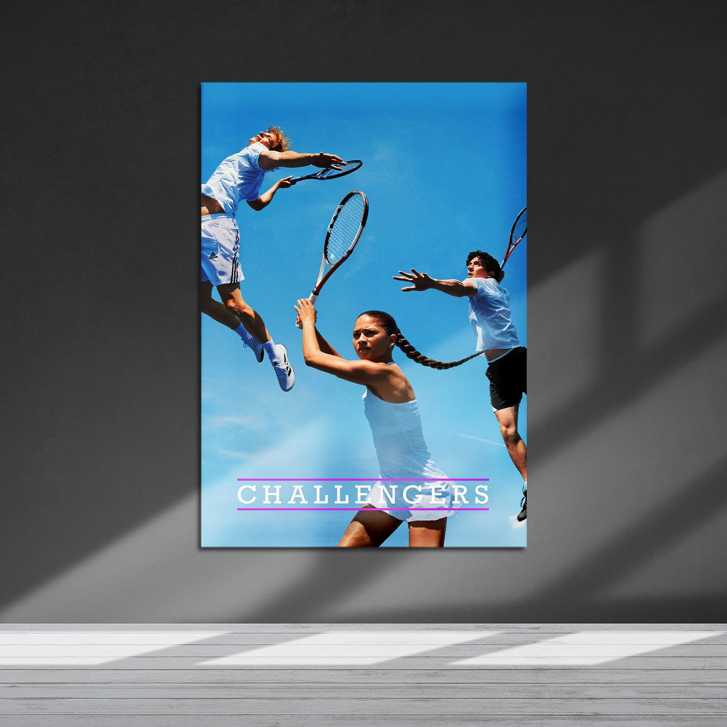 Flex Designs Metal Poster Challengers 5 x 7" Home Goods - Movie 2024 Movie Metal Poster