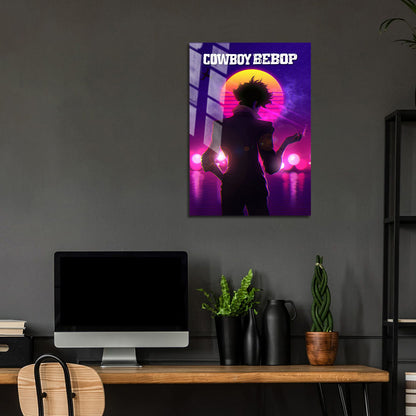 Flex Designs Metal Poster Cowboy Bebop Alternate 24 x 36" Home Goods - TV show 1998 TV show Metal Poster