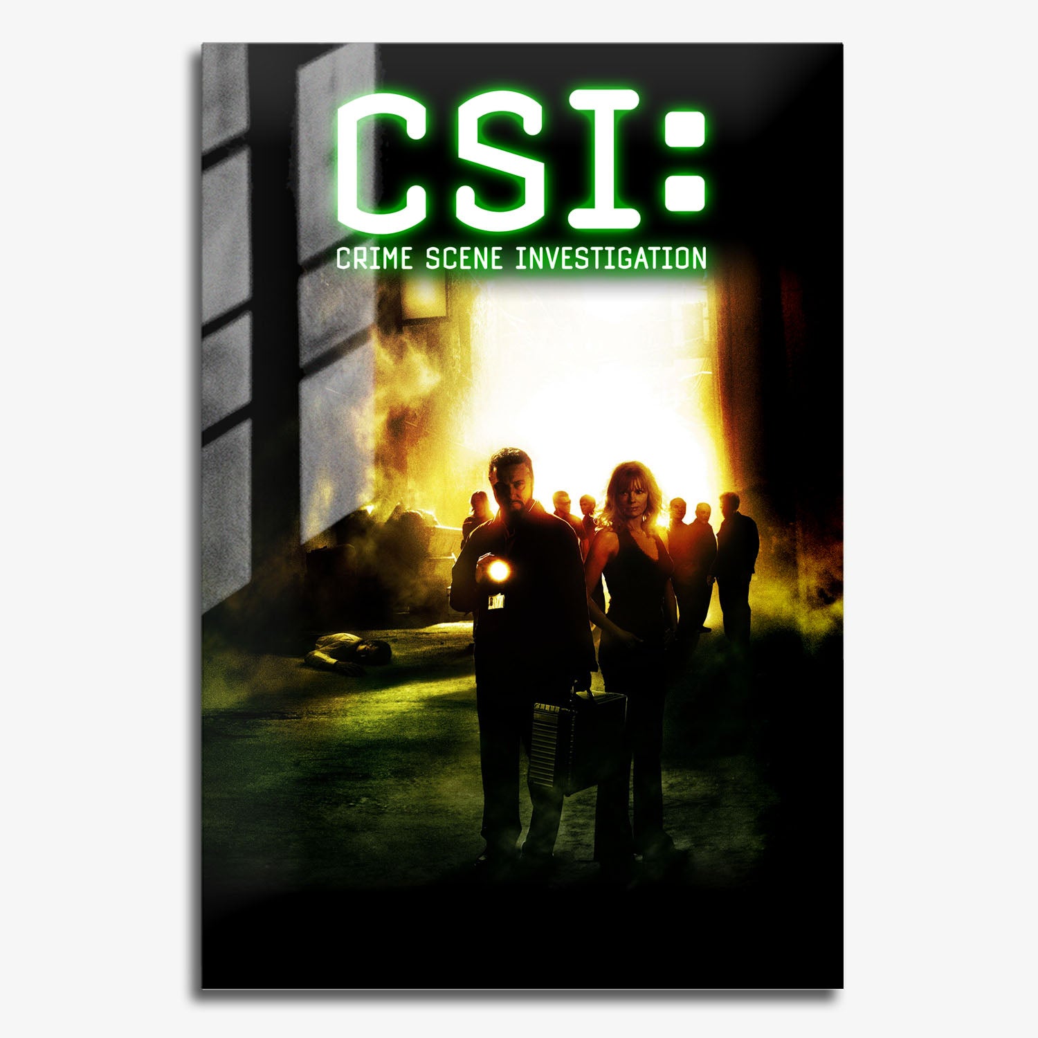 Flex Designs Metal Poster CSI Crime Scene Investigation 11 x 17" Home Goods - TV show 2000 TV show Metal Poster
