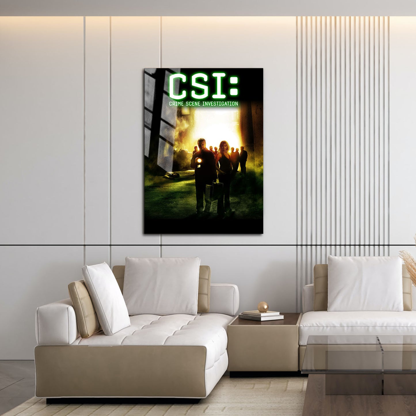 Flex Designs Metal Poster CSI Crime Scene Investigation 16 x 24" Home Goods - TV show 2000 TV show Metal Poster