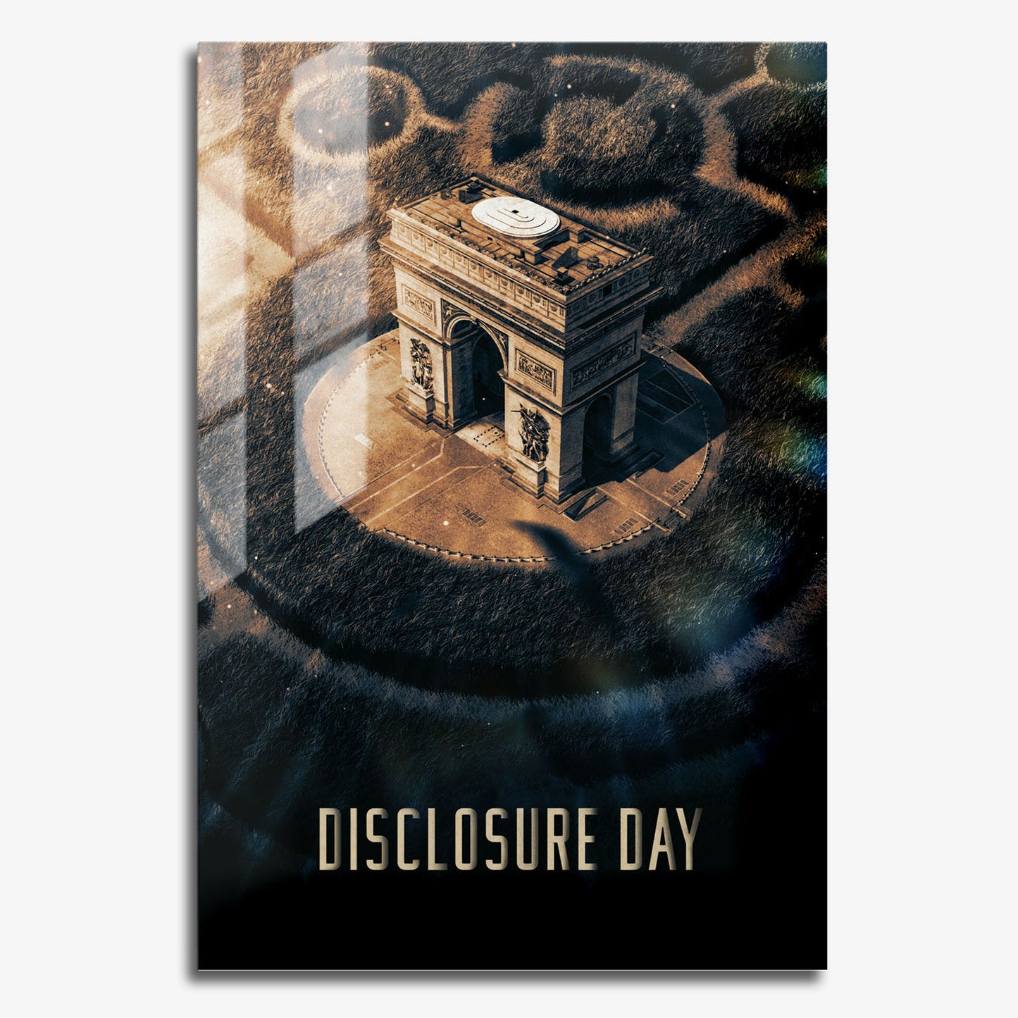 Flex Designs Metal Poster Disclosure Day Cover 11 x 17" Home Goods - Movie 2026 Movie Metal Poster