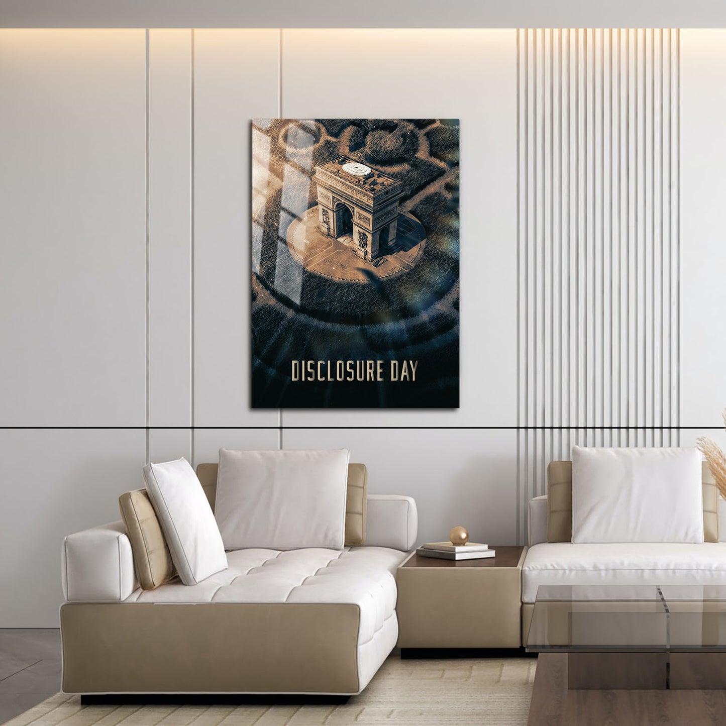 Flex Designs Metal Poster Disclosure Day Cover 16 x 24" Home Goods - Movie 2026 Movie Metal Poster