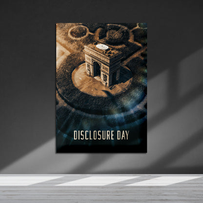 Flex Designs Metal Poster Disclosure Day Cover 5 x 7" Home Goods - Movie 2026 Movie Metal Poster