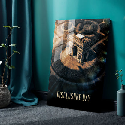 Flex Designs Metal Poster Disclosure Day Cover 24 x 36" Home Goods - Movie 2026 Movie Metal Poster