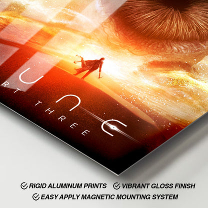 Flex Designs Metal Poster Dune Part Three Cover 11 x 17" Home Goods - Movie 2026 Movie Metal Poster