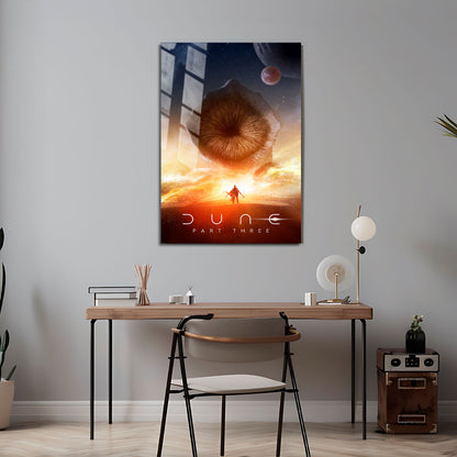 Flex Designs Metal Poster Dune Part Three Cover 5 x 7" Home Goods - Movie 2026 Movie Metal Poster