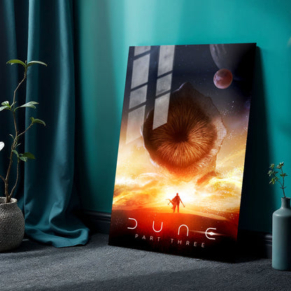 Flex Designs Metal Poster Dune Part Three Cover 24 x 36" Home Goods - Movie 2026 Movie Metal Poster