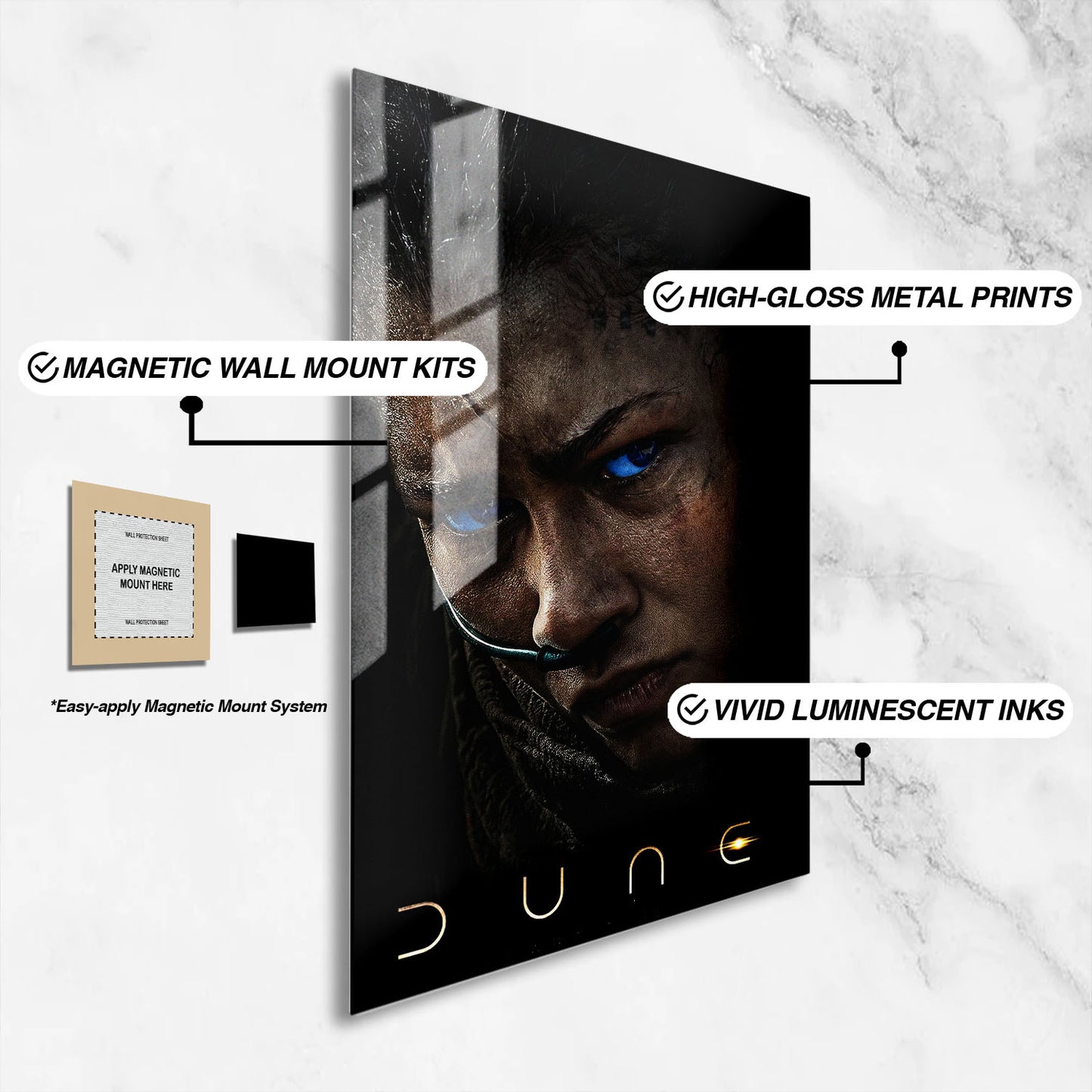 Flex Designs Metal Poster Dune Part Three Chani 16 x 24" Home Goods - Movie 2026 Movie Metal Poster