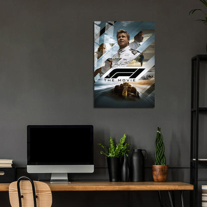 Flex Designs Metal Poster F1 The Movie Alternate 24 x 36" Home Goods - Movie 2025 Movie Metal Poster