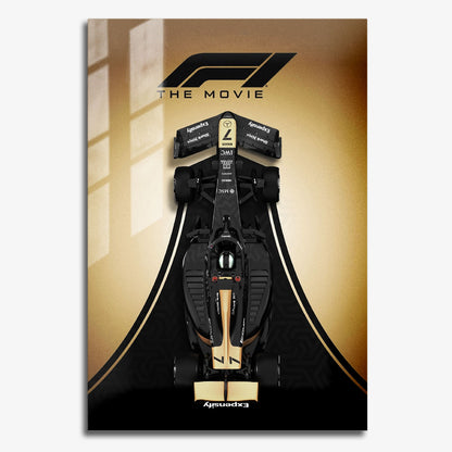 Flex Designs Metal Poster F1 The Movie Car 11 x 17" Home Goods - Movie 2025 Movie Metal Poster