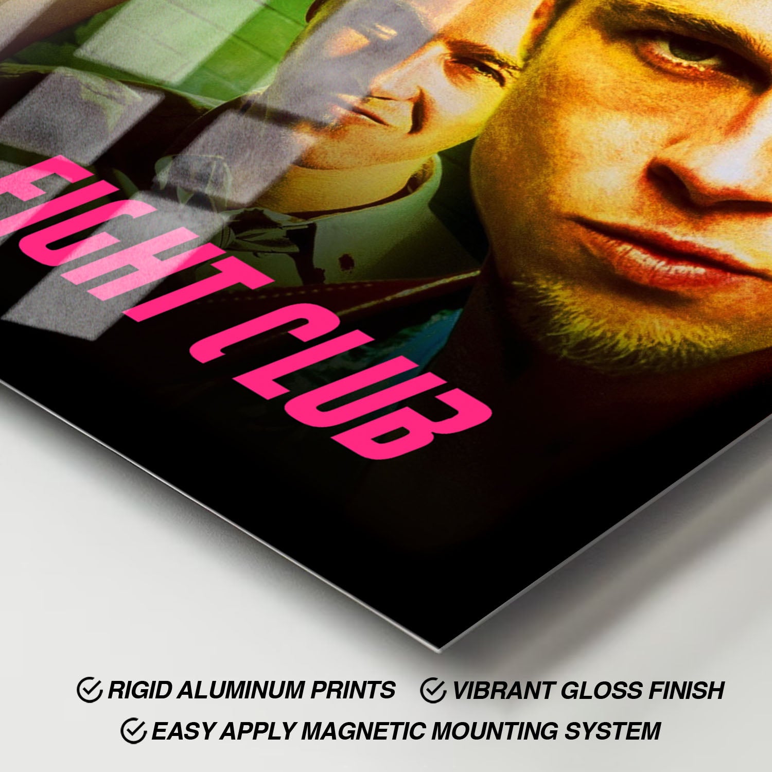 Flex Designs Metal Poster Fight Club Original 11 x 17" Home Goods - Movie 1999 Movie Metal Poster